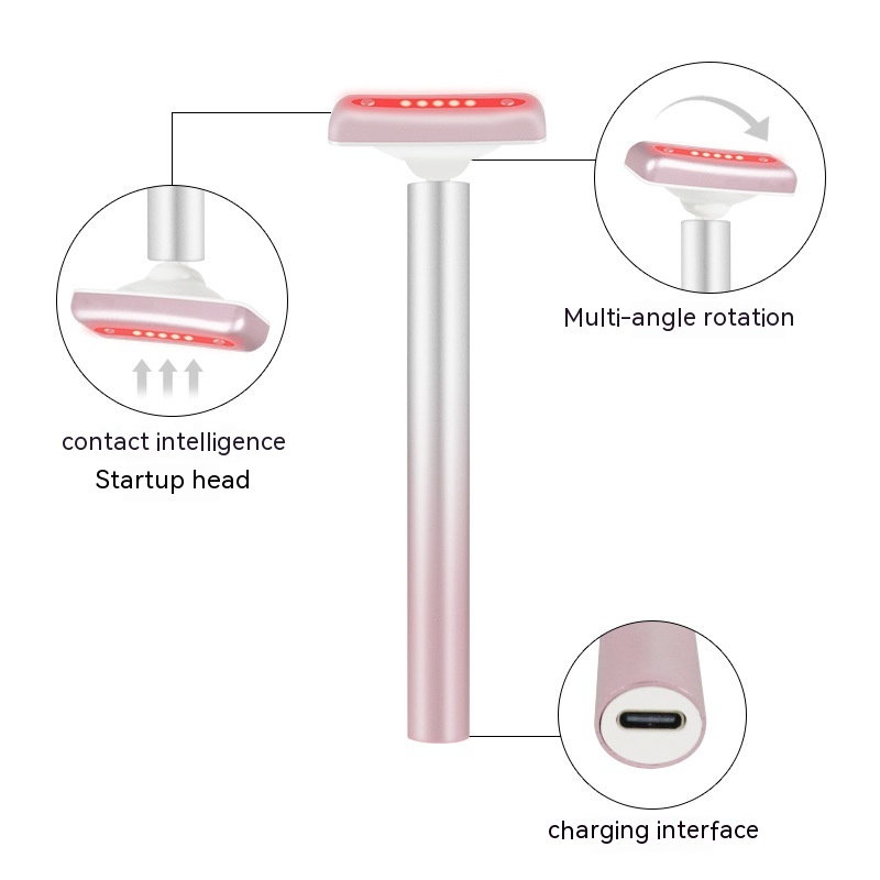 4-in-1 LED Facial Wand — Red Light Therapy for Clearer, Younger Skin